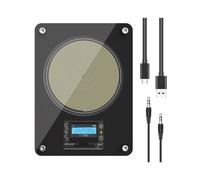 0.01-999.99Hz Adjustable 7.83Hz Schumann Resonance Generator Sine Wave Generator Rechargeable 4 Port AUX Output Black