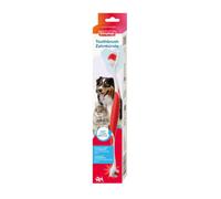 Beaphar Cepillo Dental para Perros y Gatos - Limpieza bucal Profunda - Elimina la Placa y el sarro - Diseño ergonómico con Doble Cabezal