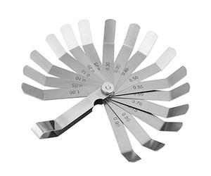 0.05-1.00mm Medidor de Sensor Curvo Herramienta de inspección de Soldadura de medición de Soldadura de Acero Inoxidable