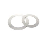 0,1/0,2/0,3/0,5/mm M2 .5 M3 M4 M5 M6 M8 M10 M12 a M40 Ajuste de arandela plana ultrafina de acero inoxidable 304(50pcs M5x7xThick,Thick 0.5mm)