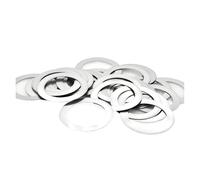 0,1/0,2/0,3/0,5mm M3-M14 cuña ultrafina DIN988 304 arandela plana ultrafina de acero inoxidable junta de cuña de ajuste(M8x12x0.5(30pcs))