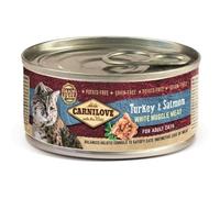 0.1 KG 100 g Carnilove Adult Pavo y Salmón lata para gatos