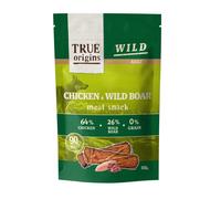 0.1 KG True Origins Tiras Wild Adult Pollo y Jabalí para perros