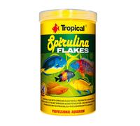 SPIRULINA Flakes 100ml / 20g - Alimento con spirulina para Peces de Agua Dulce y Salada