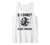 0.1 Ohms Suficientemente Cerca Divertido Ingeniería Eléctrica Chiste Meme Camiseta sin Mangas