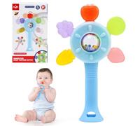 0-12 Meses Educativos,Silicona Sensorial Denticion Sonajero Bebé 0 3 6 9 Meses,Juguete Educativo Temprano Regalo para Niños y Niñas 0-36 Meses