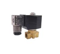 0-120bar/90bar/50bar/35bar 2 way high pressure air solenoid valve 1/4" BSP 12V 24V DC normal close PG Brass water valve(1mm 120bar,AC110V)