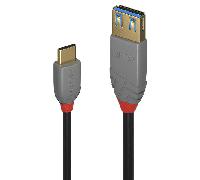 Lindy Cable USB 36895 USB-C a USB-A 0,15 m 3.1 Gen 2 10 Gbit/s Negro