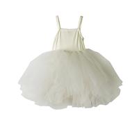 0 18M Body de tutú para bebé, vestido para niña bebé, vestido para niños pequeños, falda de color sólido, conjuntos de vacaciones, pijama de forro polar para niños, Blanco, 12-18 meses