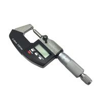 0-25 mm electrónico micrómetros exteriores 0.001mm con extra grande LCD Micrómetro digital de pantalla Mida herramientas, Analizador preciso(Flat pointed)