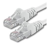0,25m - blanco - 1 pieza - Cable de red Ethernet con conectores RJ45 CAT6 CAT 6 Cat.6 1000 Mbit/s