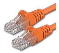 0,25m - naranja - 1 pieza - Cable de red Ethernet con conectores RJ45 CAT6 CAT 6 Cat.6 1000 Mbit/s