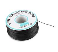 0.25mm 30AWG Envoltura de alambre de cobre estañado Negro 250M Cable eléctrico Cable de aislamiento de alambre Cable de cobre individual para pantalla LCD portátil, etc.