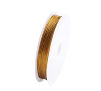 0.3-1 mm de Acero Inoxidable de Oro/Plata for Bricolaje(0.45mmX35M 1)