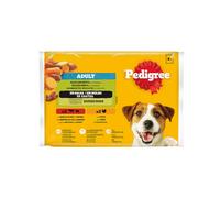 0.4 KG 4 sobres x 100 g Pedigree Adulto Selección de Carnes Sobre en Salsa para perros
