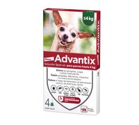 0-4 kg (4 uds.)Advantix Pipetas Antiparasitarias para perros
