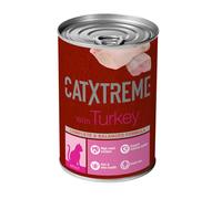0.4 KG 400 g Catxtreme Pavo en paté lata para gatos