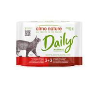 0.42 KG 6 sobres x 70 g Almo Nature Daily Pollo con Ternera y Pollo con Pato sobre para gatos - Multipack