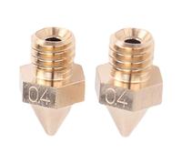 0.4MM 3d Printer Nozzle, 3d Printer Parts Accessories with Smoothly Inner Wall Brass High Temperature Resist Supporting Printing for Various Consumables