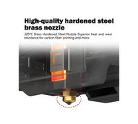 0.4MM Ceramic Hotend and Hardened Steel Nozzle for Centauri Carbon for Kit