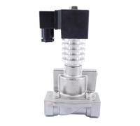 0.5-20bar 2 Way NC Steam Oil Brass Solenoid Valve 3/8 1/2" 3/4" 1 Inch 300 Degree C High Temperature Stainless Steel Valve 24V(1/2",FOR STEAM_DC24V_BRASS)
