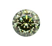 0,5-5,0 quilates que nunca se desvanecen En8 de color moissanita cortada flor de ciruelo piedra suelta pasa el probador de diamantes para joyas a medida, 11.0mm-5.0ct, Moissanita