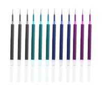 0.5 mm Erasable Gel Ink Pen Reposición de pluma,4 Colors Smooth Writing Multicolor Retractable Fine Point Pen Refill for School Office Home Art Drawing Writing & Planner (12 Pcs)