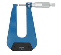 0 - 50 mm, 50 - 300 mm, soporte para arco profundo, micrómetro para profundidad de arco, medición de garganta profunda, placa de papel de acero, grosor del diámetro exterior helicoidal (cabeza doble