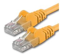 0,5m - amarillo - 1 pieza - Cable de red Ethernet con conectores RJ45 CAT6 CAT 6 Cat.6 1000 Mbit/s