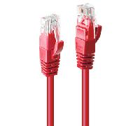 Lindy - 48031 cable de red Rojo 0,5 m Cat6 U/UTP (UTP)