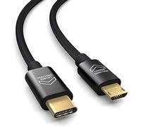 0.5m MICRO USB a USB C cable, OTG, e-bike ordenador cable de carga Compatible para Bosch Intuvia, Kiox, Nyon 1, Yamaha, DJI drone, gimbal