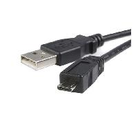 StarTech.com Cable de 50cm Micro USB B a USB A Cargador para Teléfono Móvil Datos USB 2.0 - Macho a Macho - Negro