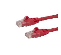 StarTech.com Cable de Red de 0,5m Rojo Cat6 UTP Ethernet Gigabit RJ45 sin Enganches