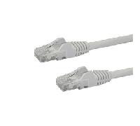 StarTech.com Cable de Red de 0,5m Blanco Cat6 UTP Ethernet Gigabit RJ45 sin Enganches