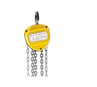 0.5T / 1T 2T Polipasto de cadena manual Bloque mano extractor for muelles almacén fábrica Elevación carga pesada Estabilidad Garantizada(États-unis,1 Ton 3M)