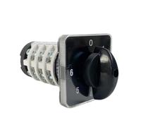 0-6 posiciones LW31 YMZ12-20/4 Interruptor de leva giratorio de cambio eléctrico manual universal 20A 690V 4 secciones 50x50 mm