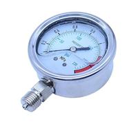 0-60MPa Water Psi Pressure Gauge For Home G1/4 Radial Stainless Steel Manometer For Air Oil Hydraulic(-0.1-0.15Mpa)