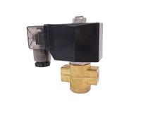 0-7/5/3bar 2 Way Brass Solenoid Valve Flow Control 1/4" BSP 12V DC Orifice 4mm/5mm/6mm PU-04K/05K/06K NBR Normally Open Valves(6mm 3bar,AC220V)
