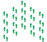 0.7 Footprints de Leprechaun Tiny 40 Pares St. Patrick's Day Leprechaun Footprints Suministros de trampas de Leprechaun Mini Leprechaun Suministros