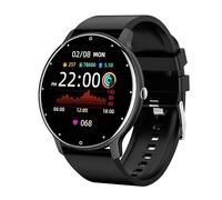 0,8cm Ultrafino Reloj Inteligente Rastreador Fitness Podómetro con Funciones Monitoreo de Frecuencia Cardíaca, Presión Arterial, Oxígeno en Sangre y Sueño, Notificación Inserción Mensaje Soporte