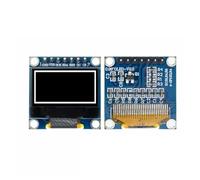 0,96 pulgadas OLED blanco/azul/amarillo 128X64 IIC I2C módulo de pantalla en serie 12864 tablero de pantalla LCD(White-7pin)