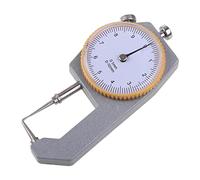 0 a 10 Mm Herramienta de Medición de Rango 0 05 Mm Resolución Dial Redondo Medidor de Espesor Portátil Para Tejidos de Cuero