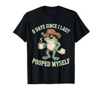 0 Days from I Last Pooped Myself Funny Adult Humor Meme Camiseta