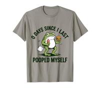 0 Days from I Last Pooped Myself Funny Adult Humor Meme Camiseta