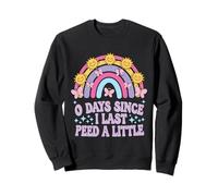0 Días Desde la Última Orinación Un Poco Humor Meme Retro Vintage Sudadera