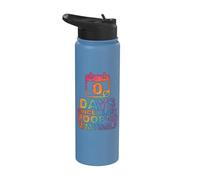 0 días desde la última vez que me hice caca humor en el inodoro Stainless Steel Insulated Water Bottle