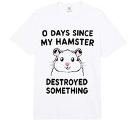 0 Días Desde Que Mi Hamster Destruyó Algo Divertido Comfort Colors Adult Heavyweight T-Shirt