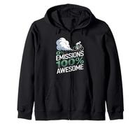 0 Emisiones 100 Awesome Bike Commuting Sudadera con Capucha