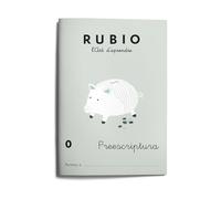 0 Escriptura RUBIO | Català | +3 años | Ejercicios de preescritura con puntos, dibujos y grecas.