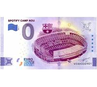 0 Euro - Billete de 0 Euros España Spotify Camp NOU · Barcelona · Souvenir o Cero € Billete